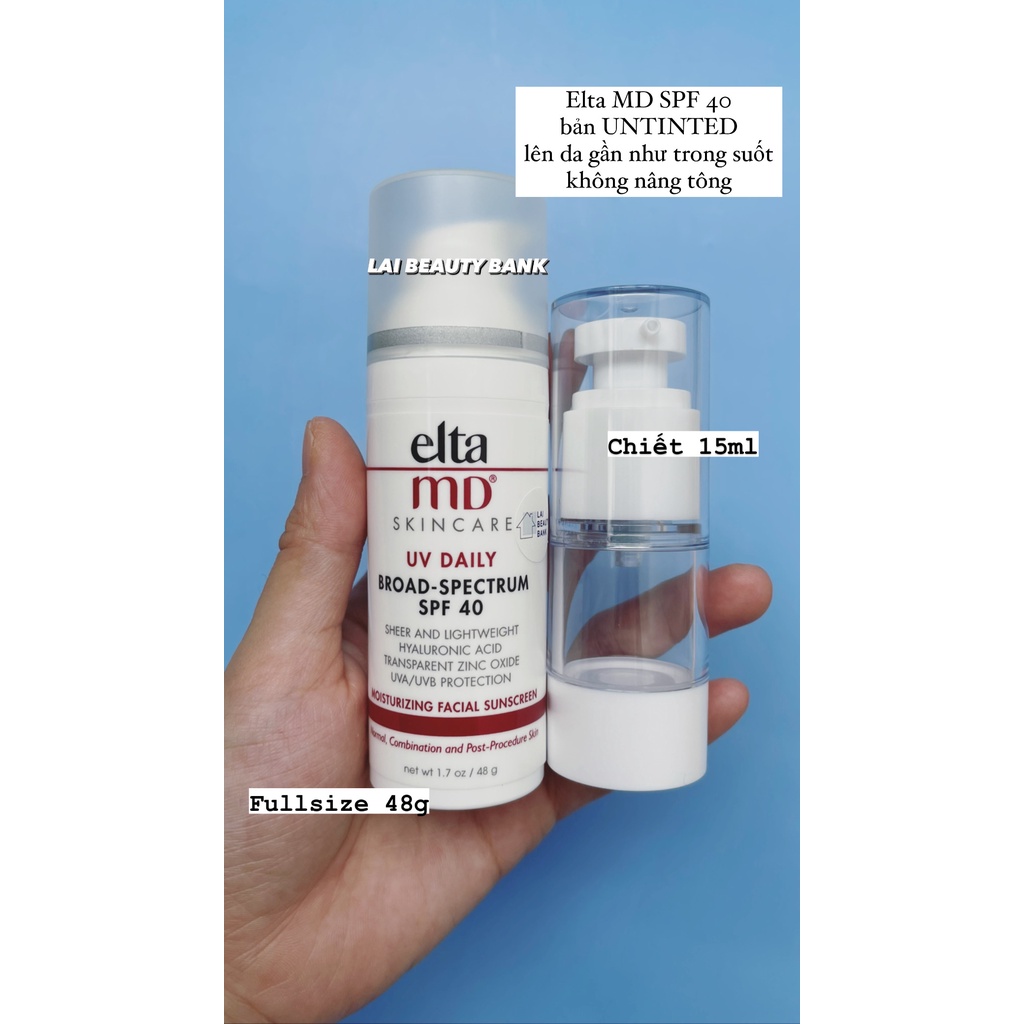 [CHAI THỬ 5ml/15ml] Kem chống nắng Elta MD SPF 40, 41, 45, 46 | BigBuy360 - bigbuy360.vn