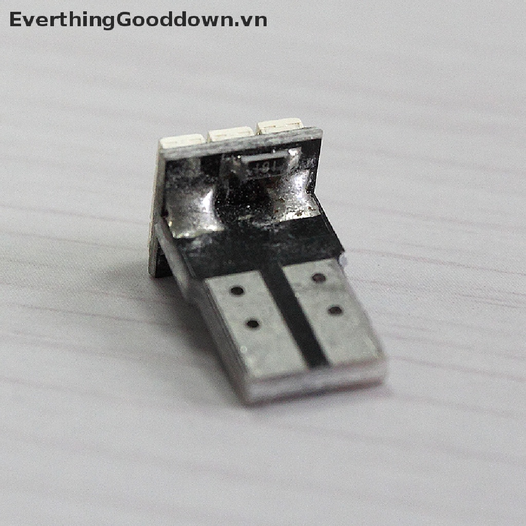 Bộ 2 Đèn LED T10 3020 12 SMD Ánh Sáng Trắng