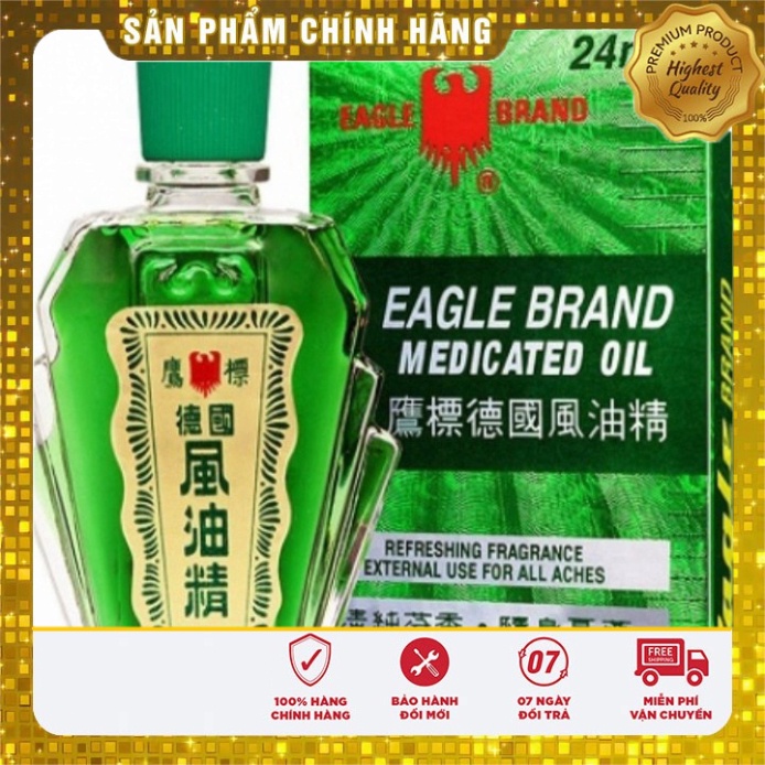 [Chính hãng Mỹ] Dầu gió xanh con Ó Mỹ 24ml - Date mới