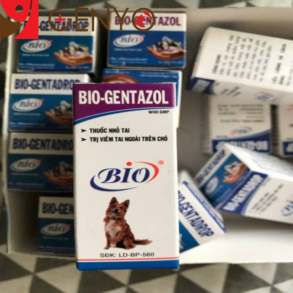 Dung Dịch Nhỏ Tai Cho Chó Mèo - Bio Gentazol