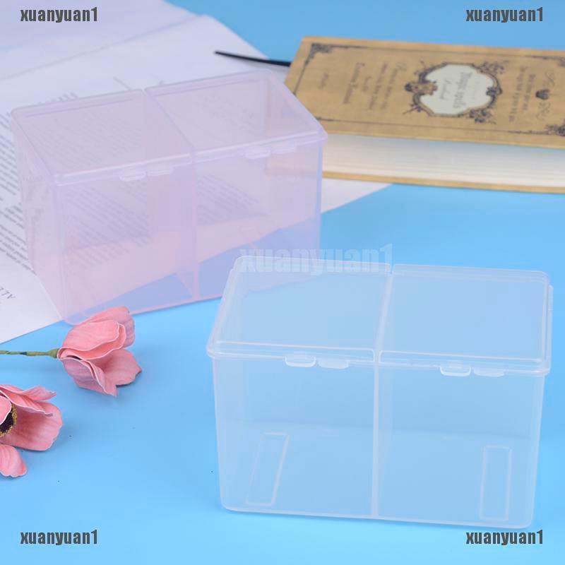 Hộp Đựng Bông Tẩy Trang Trong Suốt Tiện Dụng