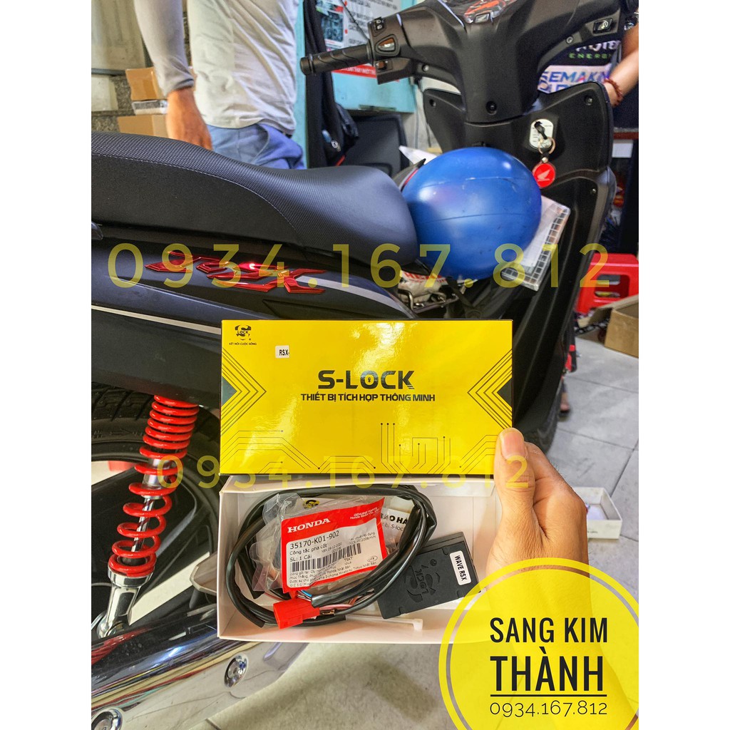 Công Tắc TẮT ĐÈN PASSING Xe máy WAVE RSX HÀNG HONDA CHÍNH HÃNG Tích Hợp Mạch Slock Full Giắc Cắm