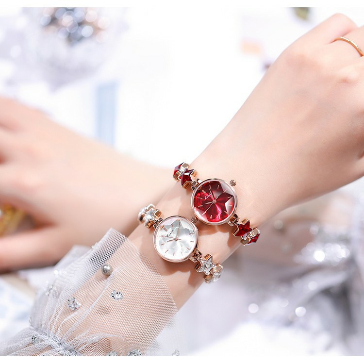 Đồng hồ nữ Kimio 6352 dây ngôi sao đính đá sang trọng cực tinh tế | BigBuy360 - bigbuy360.vn