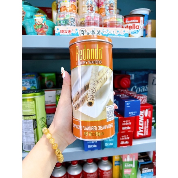 Bánh quế Redondo Thái Lan hộp thiếc