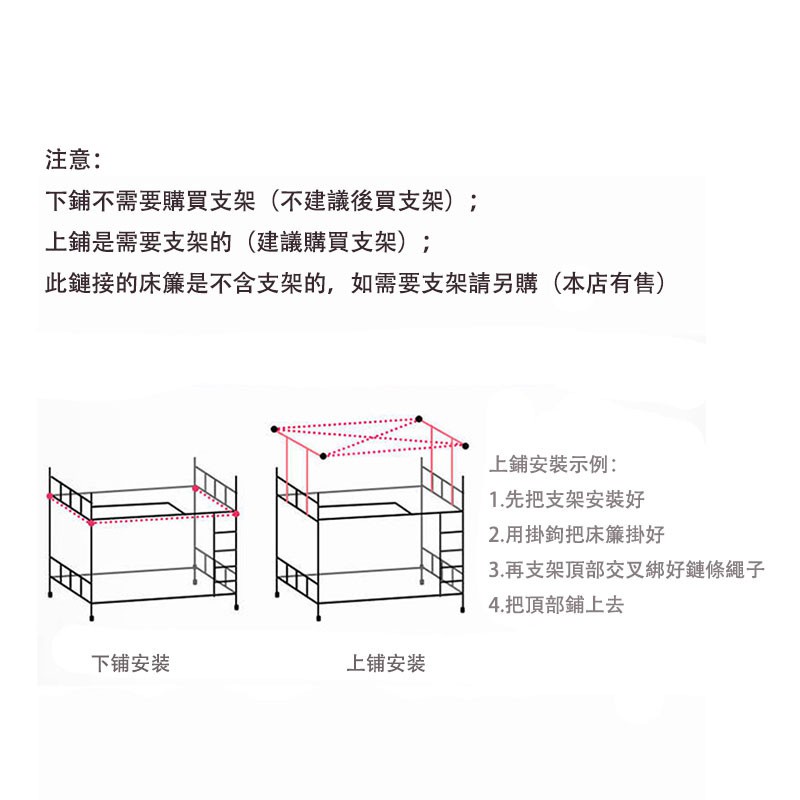 Rèm Che Giường Ngủ Chống Bụi Tiện Dụng Dành Cho Kí Túc Xá