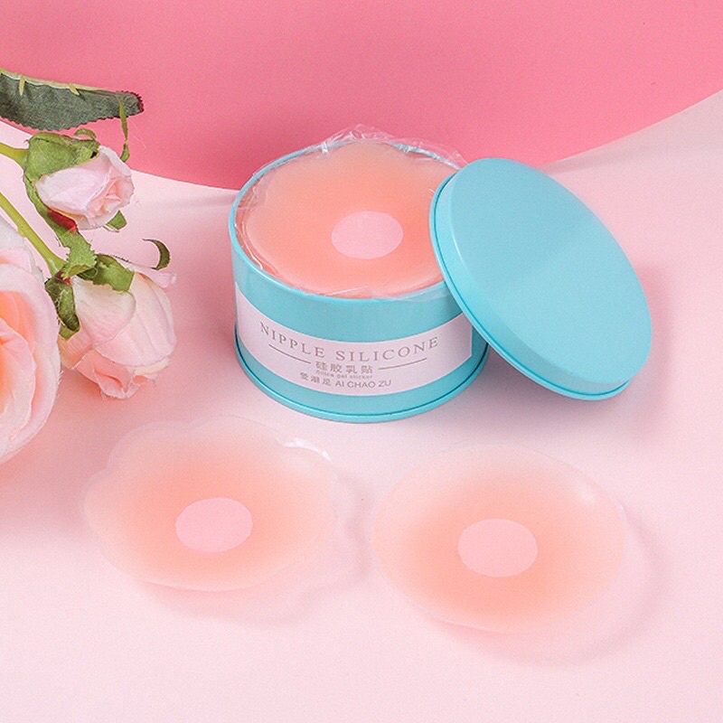 HỘP 10 (5cặp) miếng dán ngực silicon siêu dính