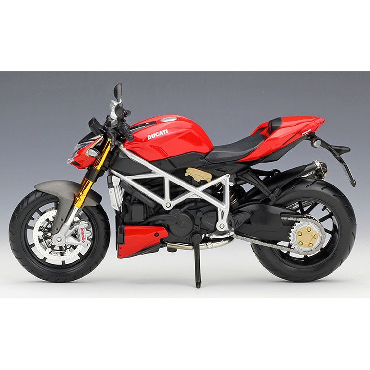 MÔ HÌNH XE MOTO Siêu xe Ducati mod Streetfighter S - MAISTO tỷ lệ 1:12