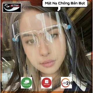 Mặt nạ chống giọt bắn kính bảo hộ che toàn bộ khuôn mặt mỏng nhẹ