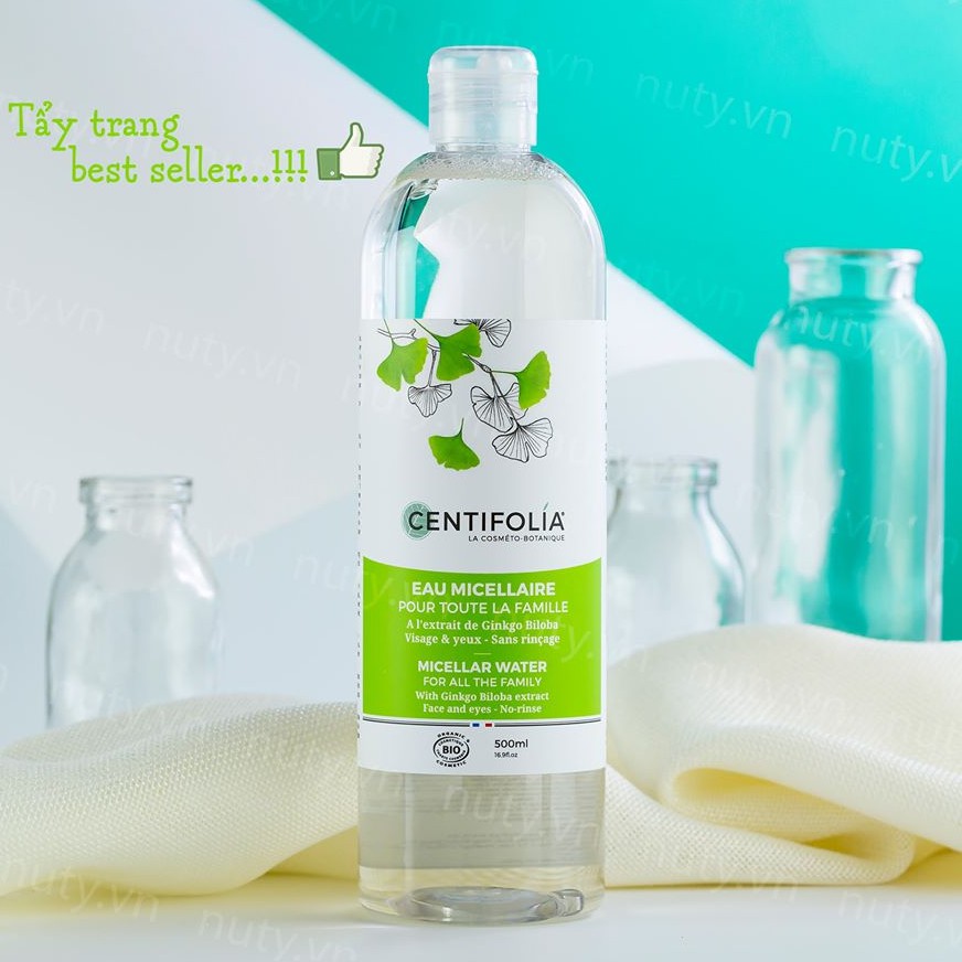 [Mã FMCGMALL -8% đơn 250K] Nước Tẩy Trang Centifolia Micellar Water (500ml)