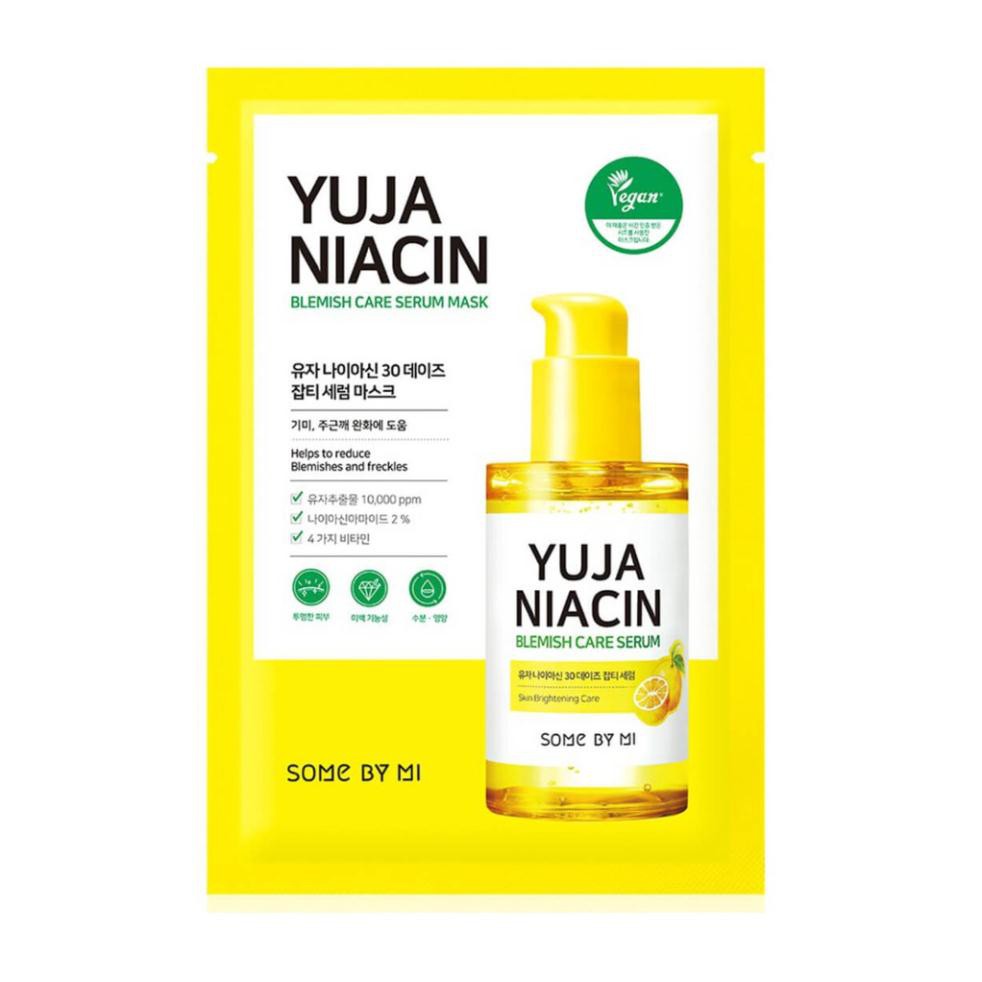 [Hàng Công Ty] Mặt Nạ Dưỡng Trắng Da Dạng Miếng - Some By Mi Yuja Niacin Blemish Care Serum Mask 25gr