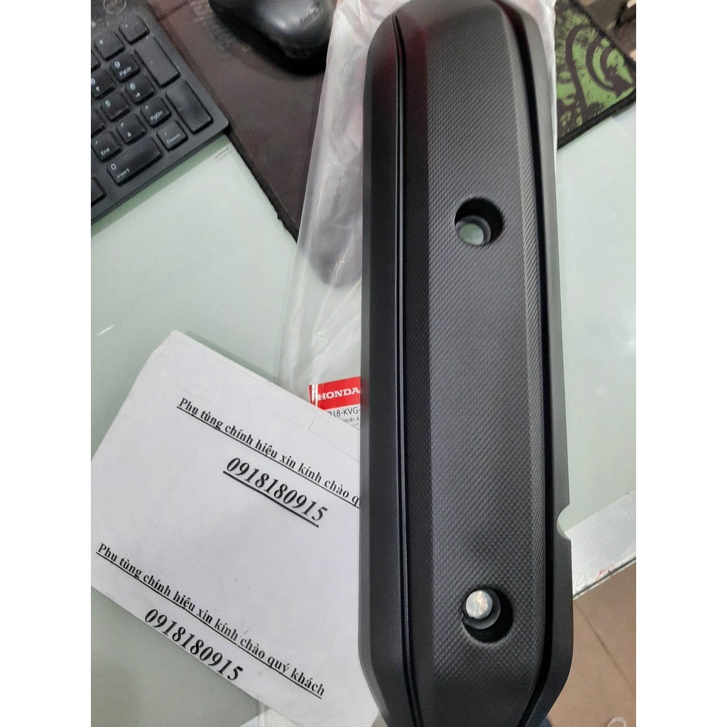 Tấm cách nhiệt A ống xả ốp bô Honda airblade 110fi đầu bò đâu to