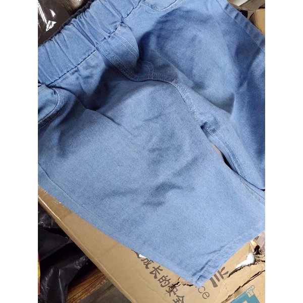 Quần Jeans Lửng/ Ngố Size Đại Cho Bé Trai Hàng Quảng Châu