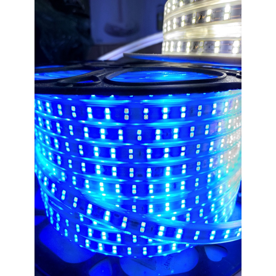 Đèn led đôi dây FSI -VN  2835 - 220 trang trí  màu trắng xanh dương đủ màu siêu sáng quấn cây trang trí trần thạch cao