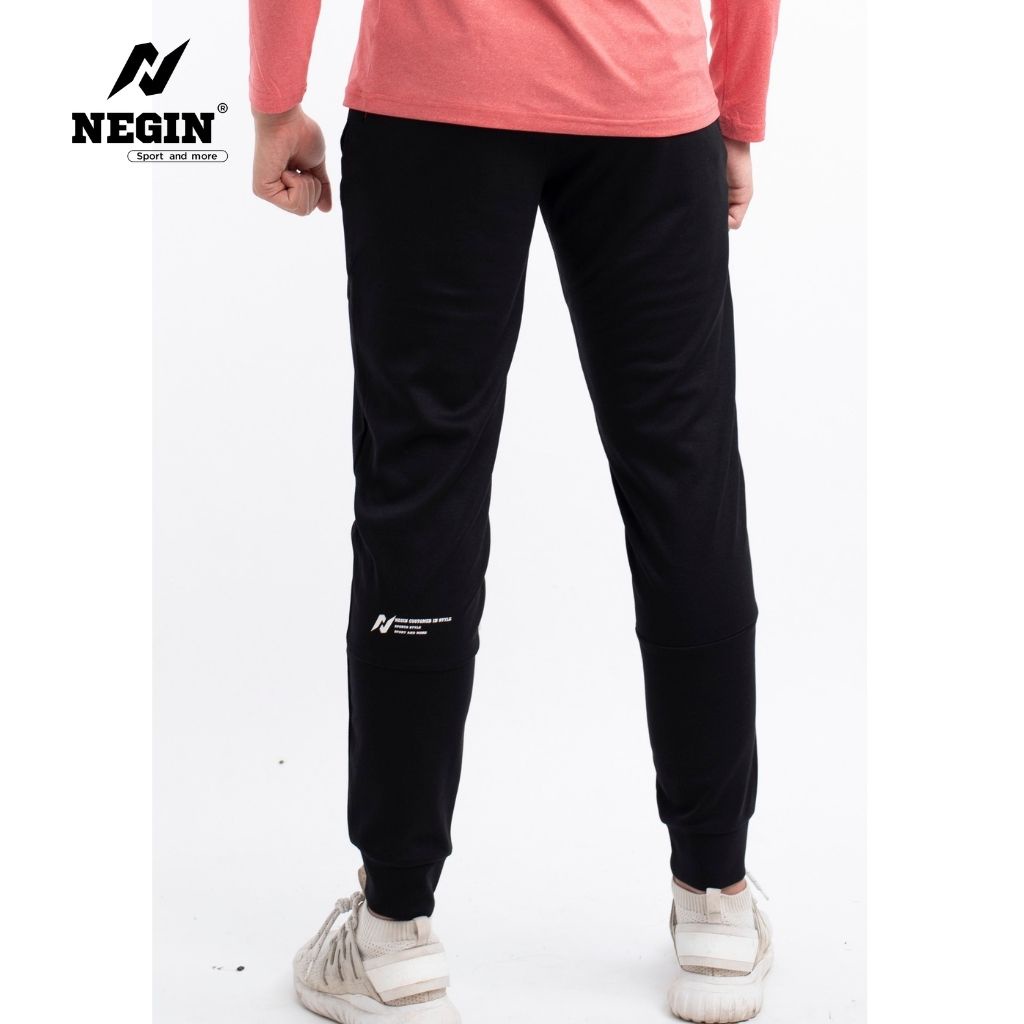 Quần Jogger Nam NEGIN Thiết Kế Ống Bo Cạp Chun Thoải Mái, Chất Vải Co Giãn Dày Dặn QJN_01