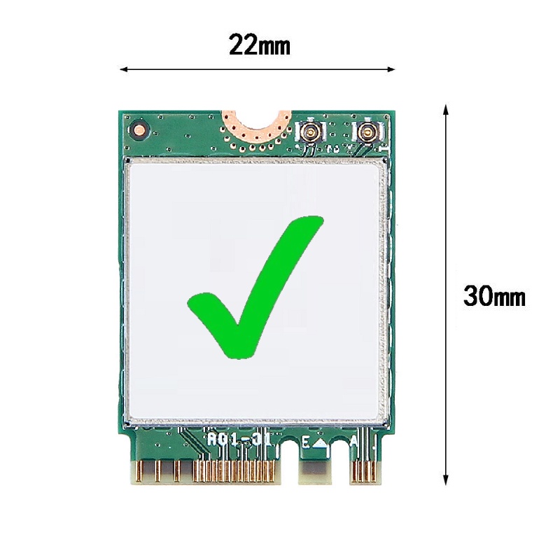 Card wifi 7265NGW băng tần kép - Intel® Wireless-AC 7265 (M.2/NGFF/2230 - PCIe)