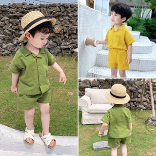 Bộ thô đũi trơn bé trai