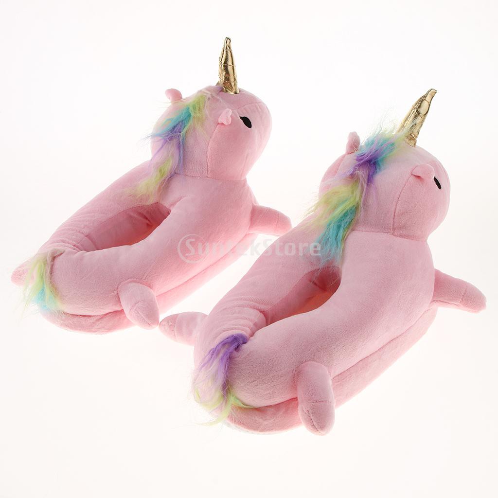 (Hàng Mới Về) Dép Bông Đi Trong Nhà Hình Kì Lân Đáng Yêu