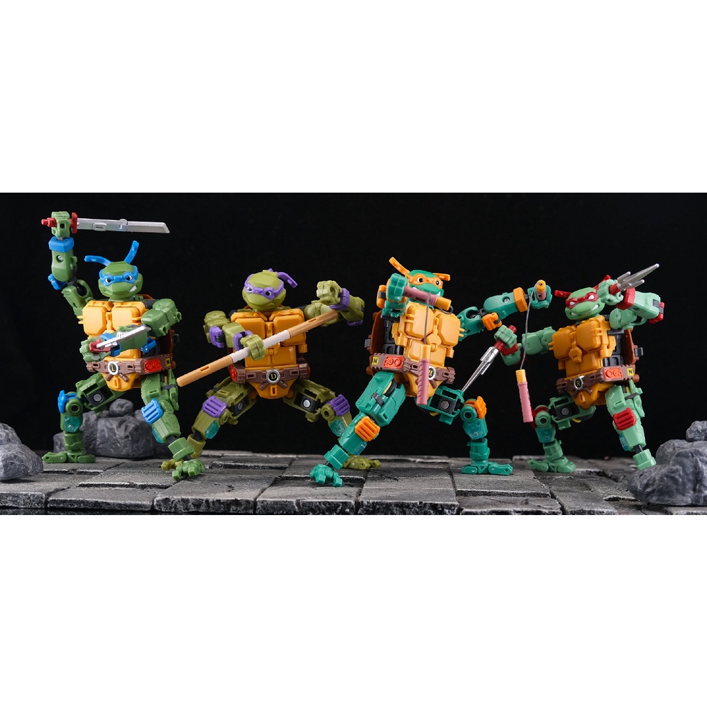 Mô hình Ninja Rùa 52toys Megabox MB-18, MB-19, MB-20, MB-21