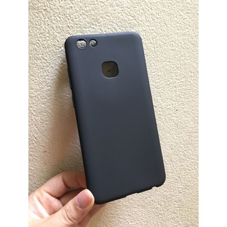 Ốp lưng dẻo đen cho Vivo V7/V7 Plus Tặng kèm kính cường lực