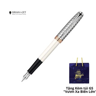 Bút Bi Parker Sonnet 11 Metal & Pearl