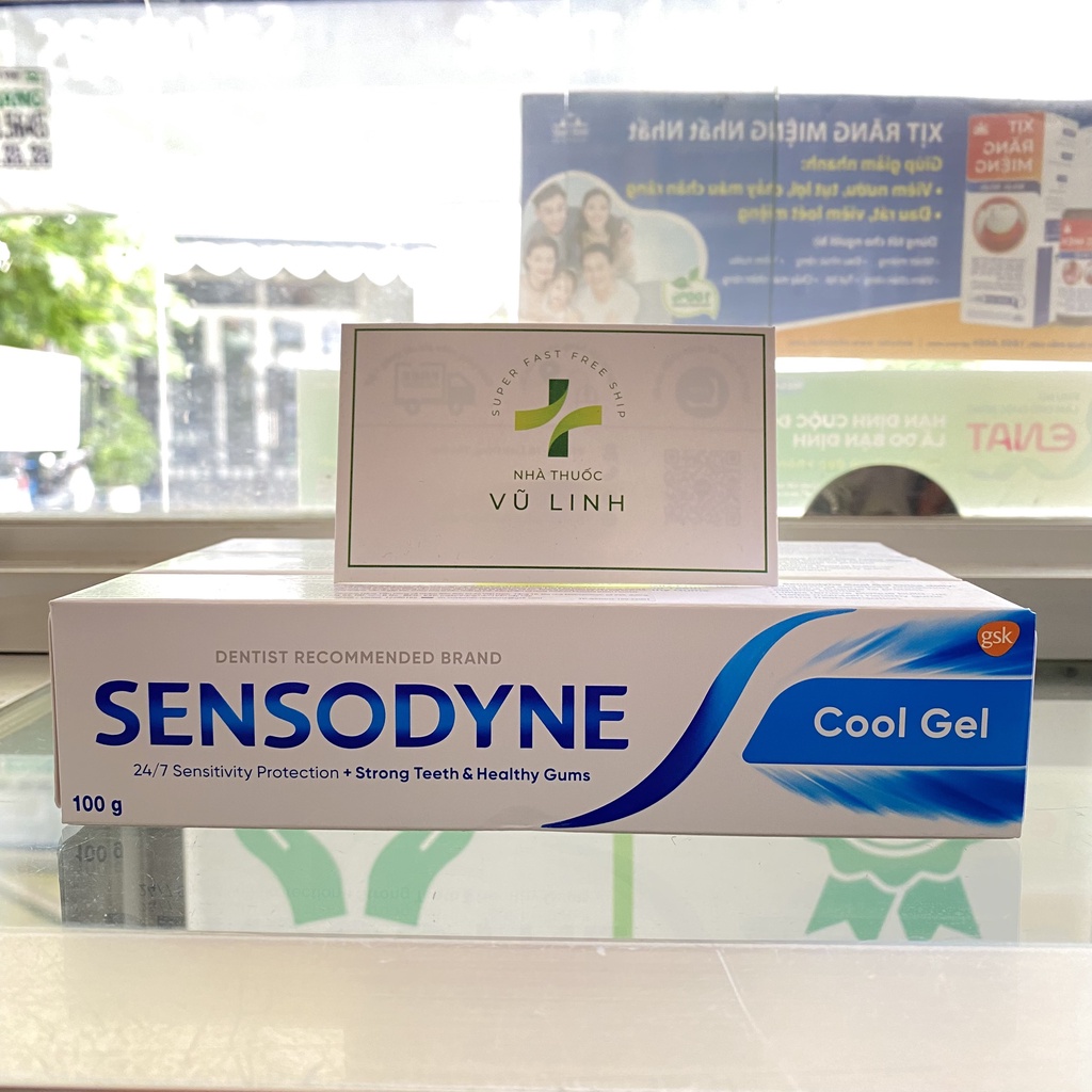Kem đánh răng giảm ê buốt Sensodyne Repair Protect & Fresh Mint & Cool Gel & Rapid Action & Gentle Whitening