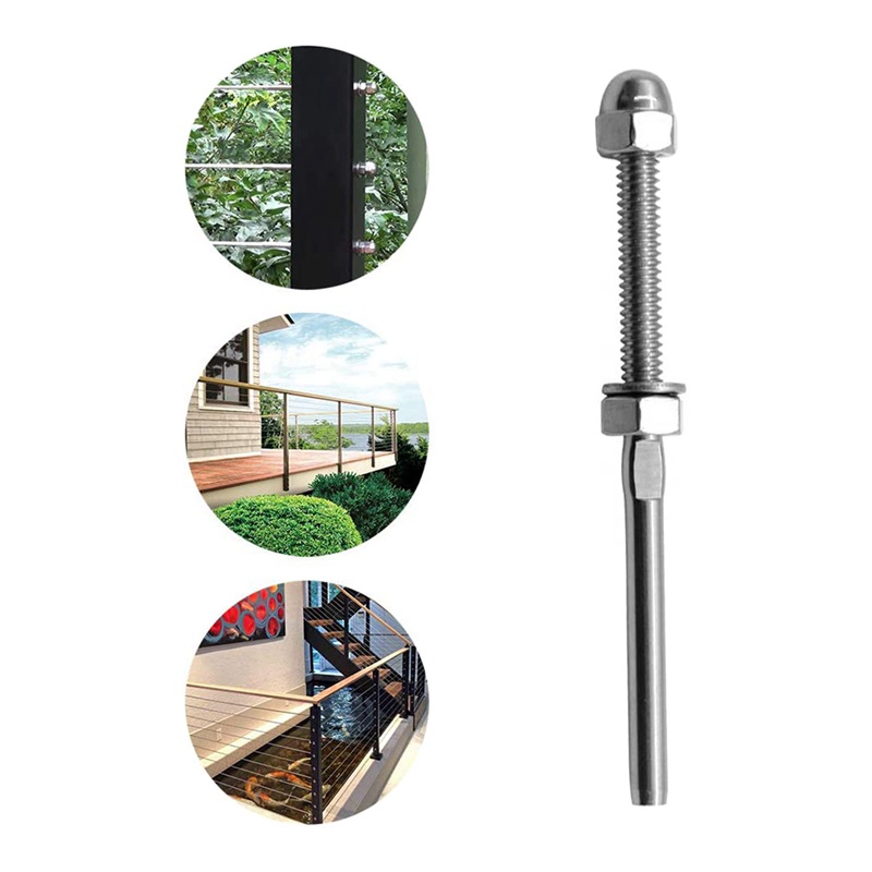 Set 50 Đầu Nối Dây Cáp Kéo Căng T316 JM008 Cho 1 / 8