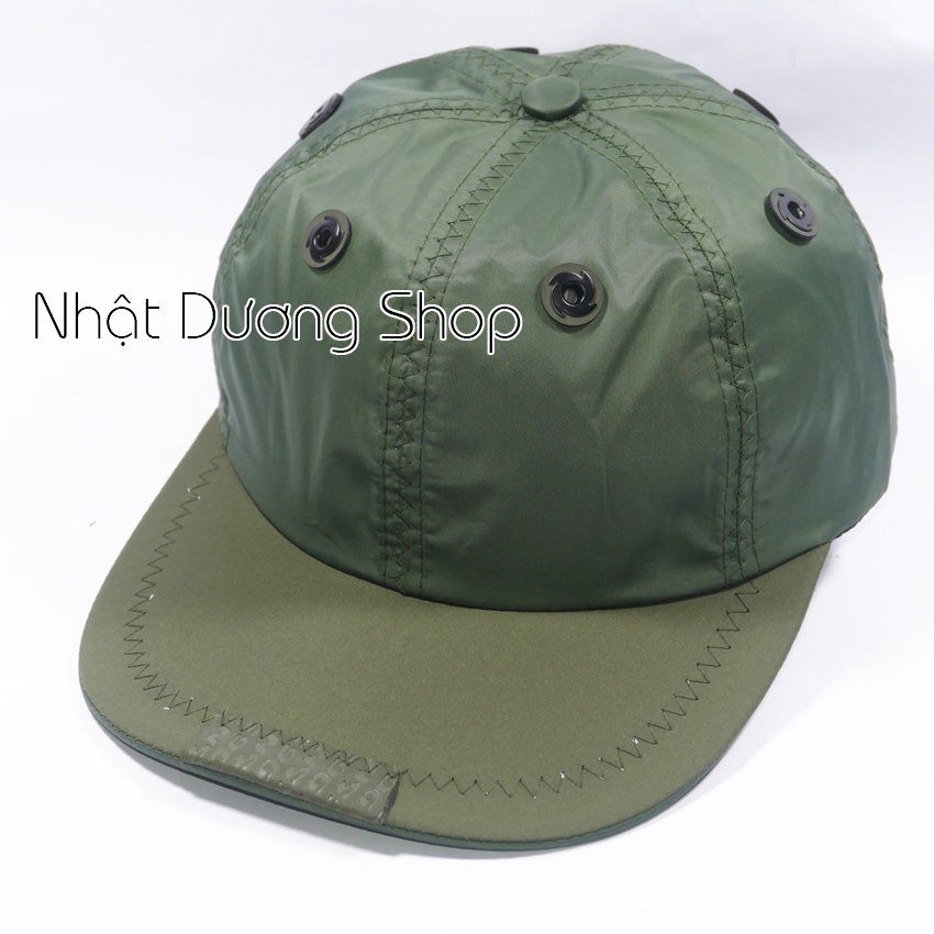 Nón lưỡi trai Cao Cấp vải dù vá mỏ da xịn - phù hợp cả nam và nữ. Đa phong cách,sành điệu, trẻ trung