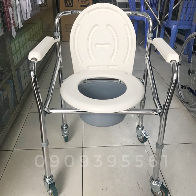 Ghế bô vệ sinh có bánh xe LUCASS G-696