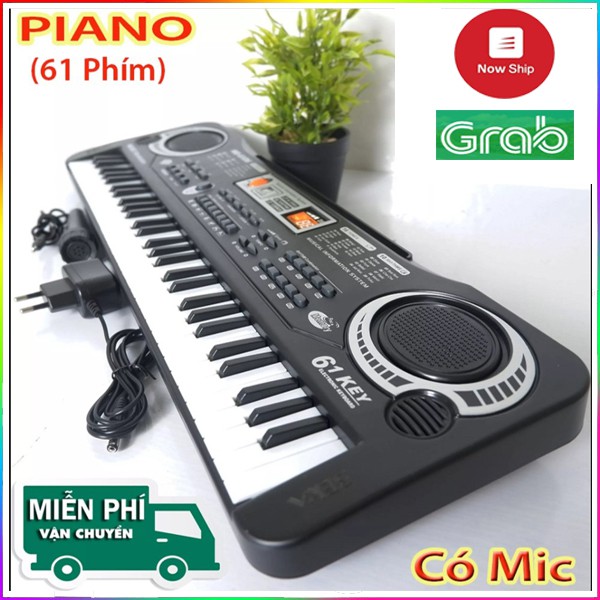 ‍🌈Cho Bé + Xem Hàng‍🌈Đàn điện tử kèm mic hát, đàn 61 phím và đàn 37 phím MQ 3700 cao cấp cho bé yêu
