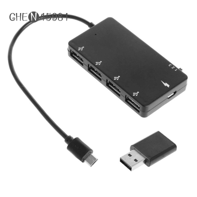 Dây cáp cổng Micro USB OTG Hub cho Windows Tablet Android