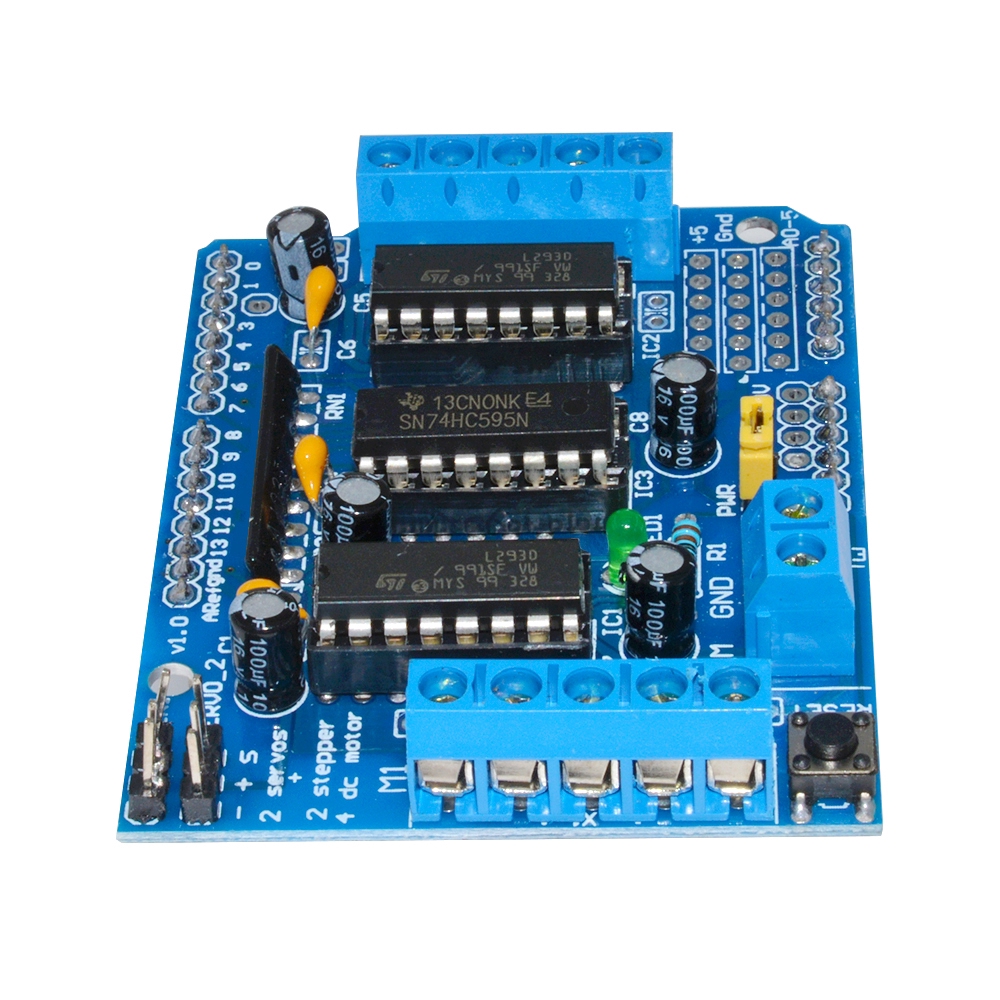 Bản Mạch Mở Rộng Động Cơ L293D Cho Arduino Duemilanove Mega Uno