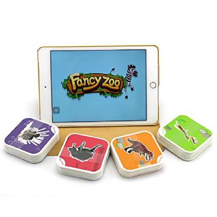 Bộ 68 thẻ học động vật 4D song ngữ Anh-Việt Vừa Học Vừa Chơi