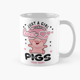 ( SHOPEE TRỢ GIÁ) Cốc sứ lợn hồng làm quà tặng độc đáo nhiều mẫu