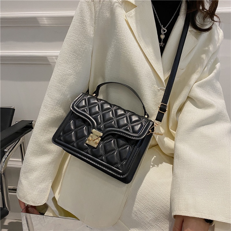 Túi đeo vai IELGY dáng vuông cỡ nhỏ thiết kế đơn giản thời trang cho nữ