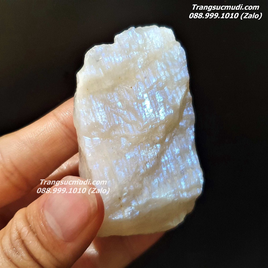 Đá mặt trăng moonstone thô tự nhiên