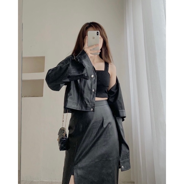 🔥có bán sỉ(da xịn,không mùi,nút inox,video shop chính chủ(cấm sao chép)🍓ÁO KHOÁC DA DÁNG LỬNG🍓 | BigBuy360 - bigbuy360.vn