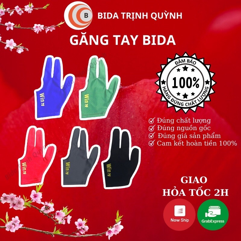 Bao tay BiDa găng tay Bi-a xỏ 3 ngón bằng thun dễ sử dụng