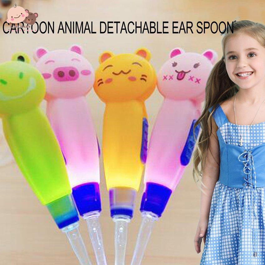 Dụng cụ lấy ráy tai có đèn led thiết kế hoạt hình dễ thương