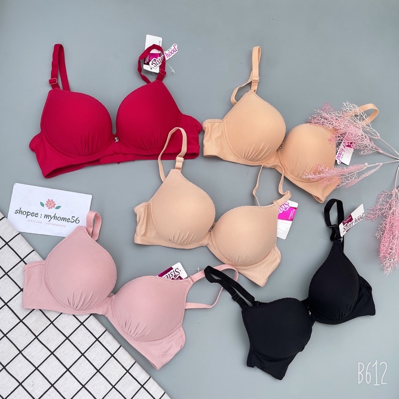 Áo ngực thái sisterhood ko gọng đệm vừa (3cm) nâng ngực 6617