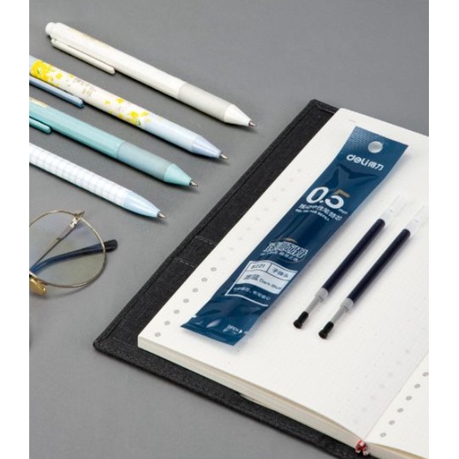 Set 20 Bút Mực Deli S221 Ngòi 0.5mm Tăng Cường 30% Phù Hợp Cho Học Sinh