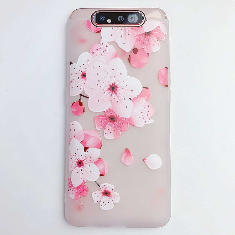 Ốp điện thoại dẻo hình hoa 3D cho Samsung A51 A71 J7 prime A80 A70 A50 A10 A20 A30 A6 S8 S9 S10 S20 Note 8 9 10 Plus | BigBuy360 - bigbuy360.vn