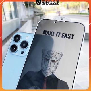 Kính cường lực Autobot chống nhìn trộm hỗ trợ dán kèm miếng dán cacbon mặt lưng iPhone 13 chính hãng cao cấp
