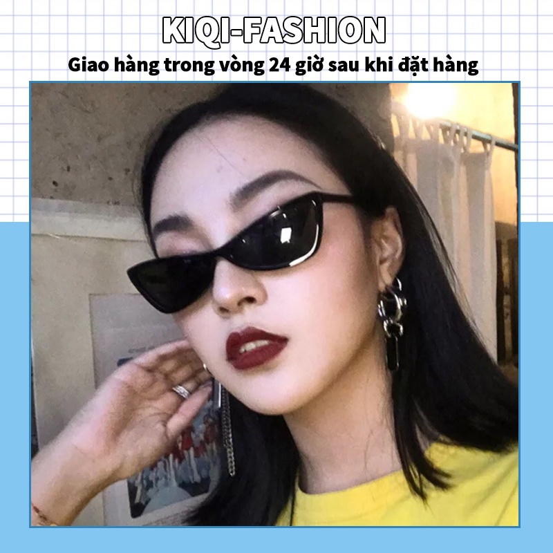 (KIQI-FASHION) Fashionable cat eye sunglasses for women