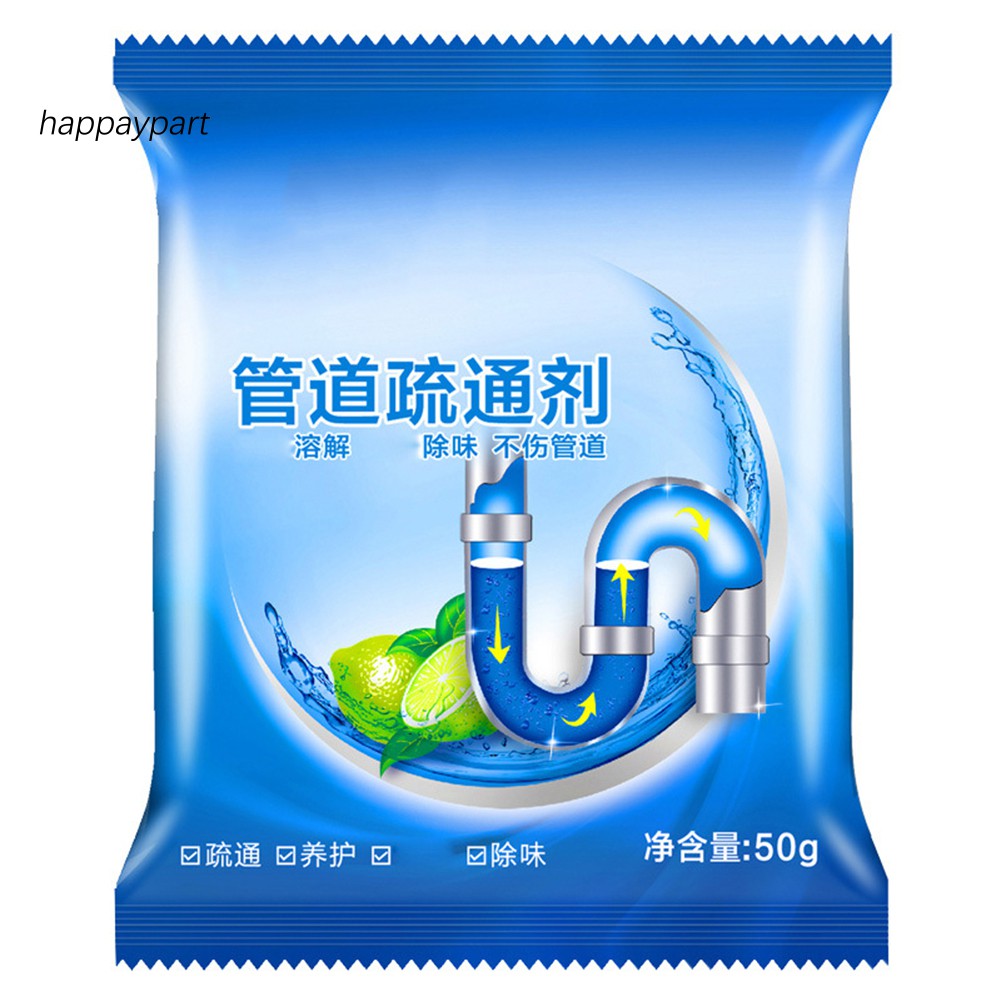 ❂Phụ Kiện Cho Xe Rxjjj Chất Lượng Cao❂Bột Vệ Sinh Ống Thoát Nước Bồn Rửa Chén 50g