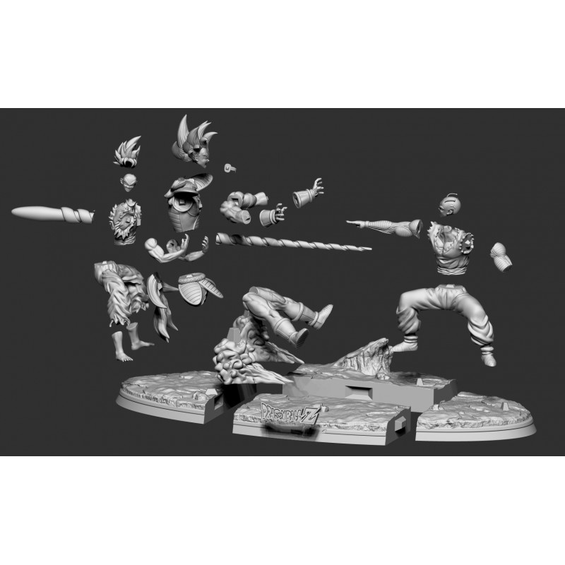 File in 3D GOKU & PICCOLO VS RADITZ - DRAGON BALL Z - Dragon Ball