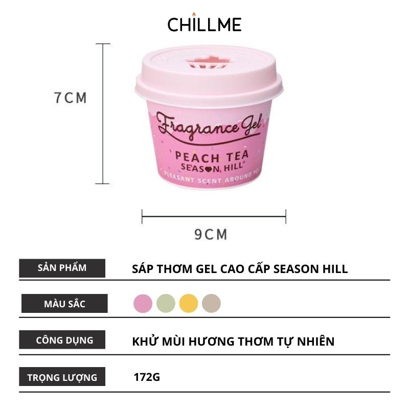Sáp thơm phòng khử mùi Season Hill cao cấp hương trà giúp thơm nhà vệ sinh ô tô - chillme