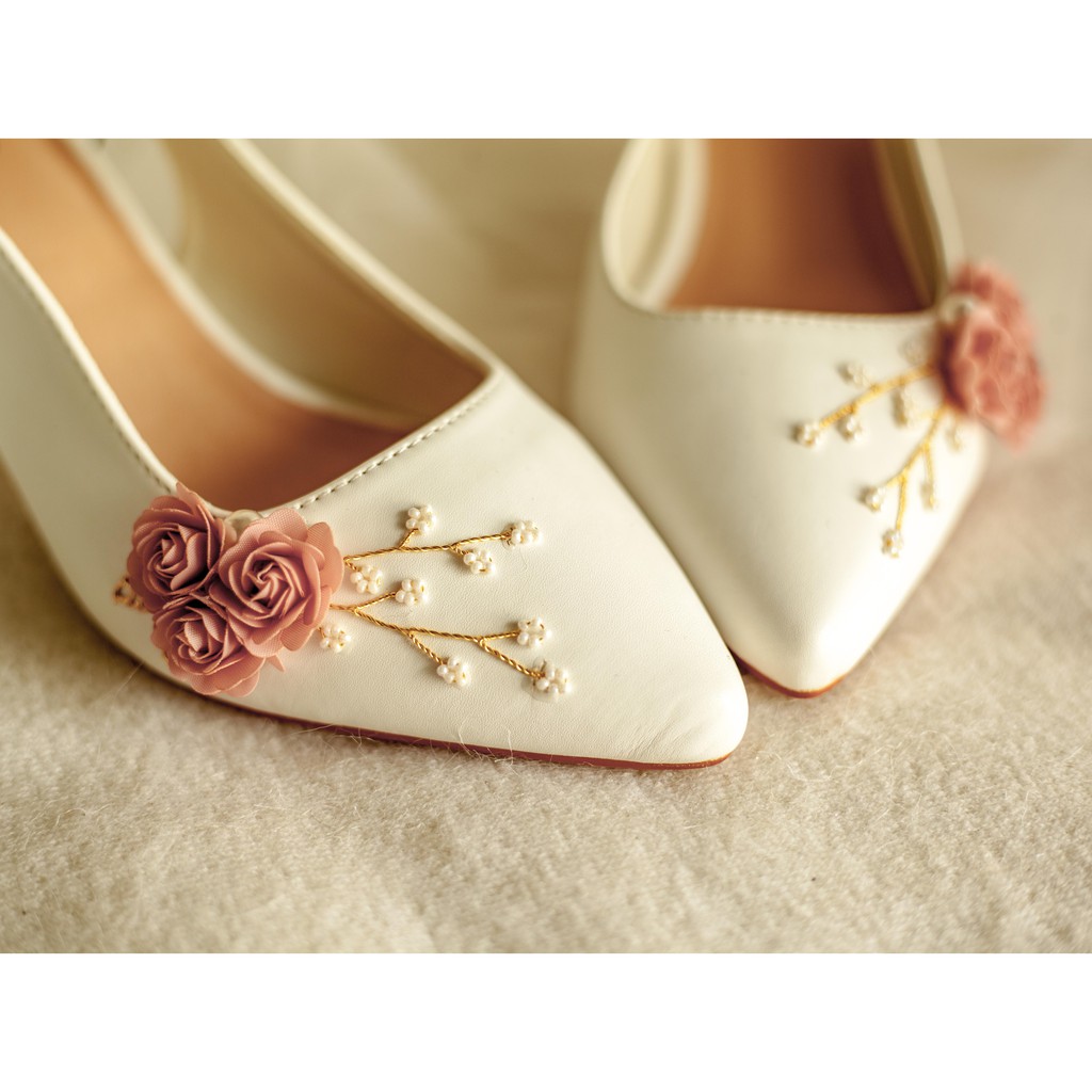 GIÀY CƯỚI - GIÀY CÔ DÂU BEJO H82 3HOA BABY - WEDDING SHOES