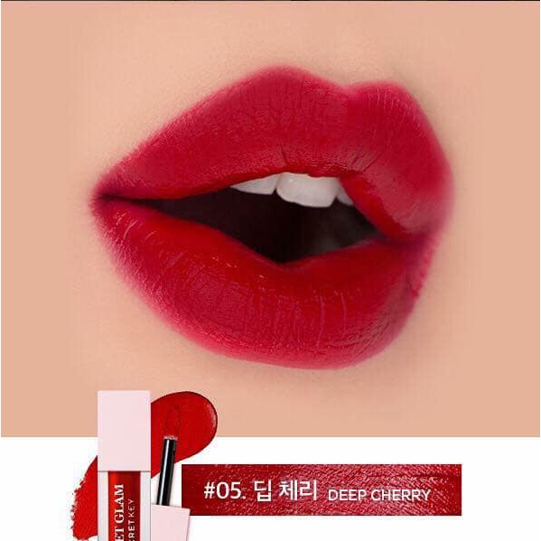 Son Kem Lì Hàn Quốc Secret Key Sweet Glam Velvet Tint  Hàng Auth Màu Chuẩn Mịn Môi