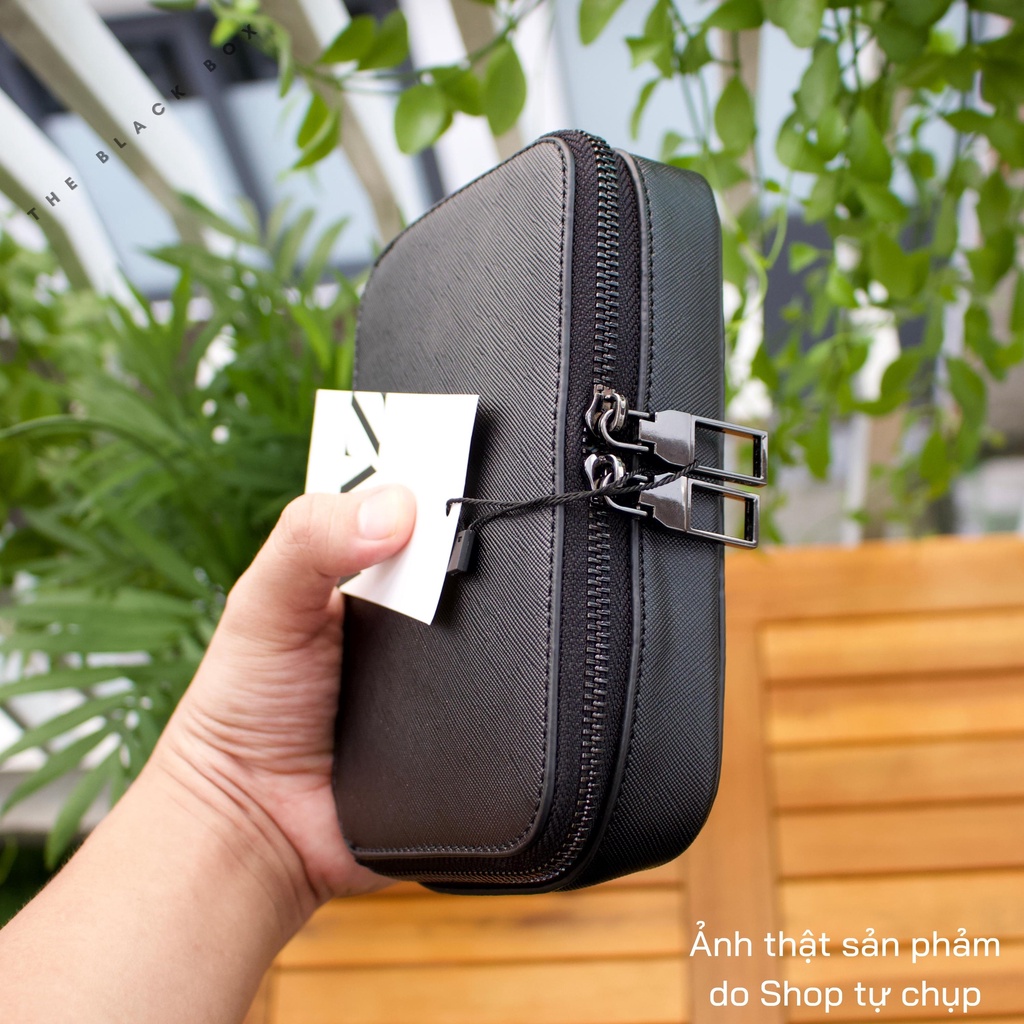 Túi Đeo Chéo Nam Nữ Unisex Dạng Hộp Vuông Thời Trang Cao Cấp, Túi Xách Nam Nữ Sang Trọng Cá Tính Z.R - THE BLACK BOX