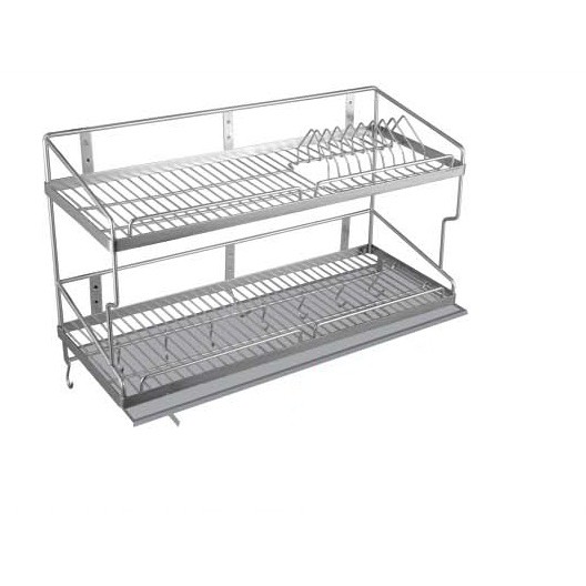 Kệ treo chén dĩa tiện lợi - Inox 20